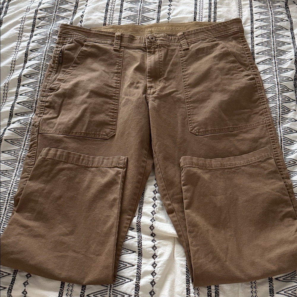Weatherproof Men's Tan Cargo Pants